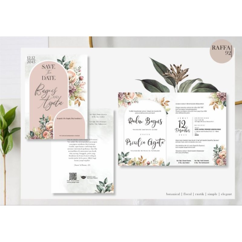 Rafa Invitation Blank 92