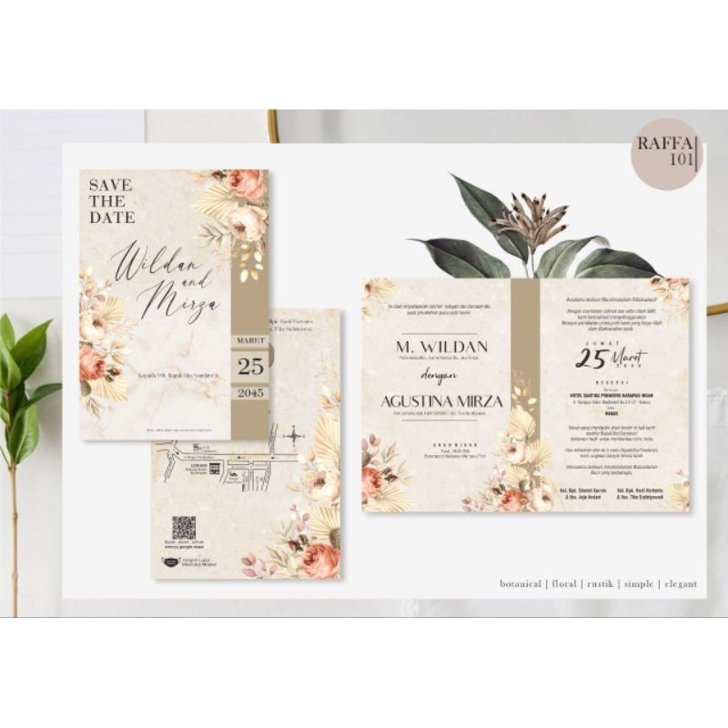 Rafa Invitation Blank 101