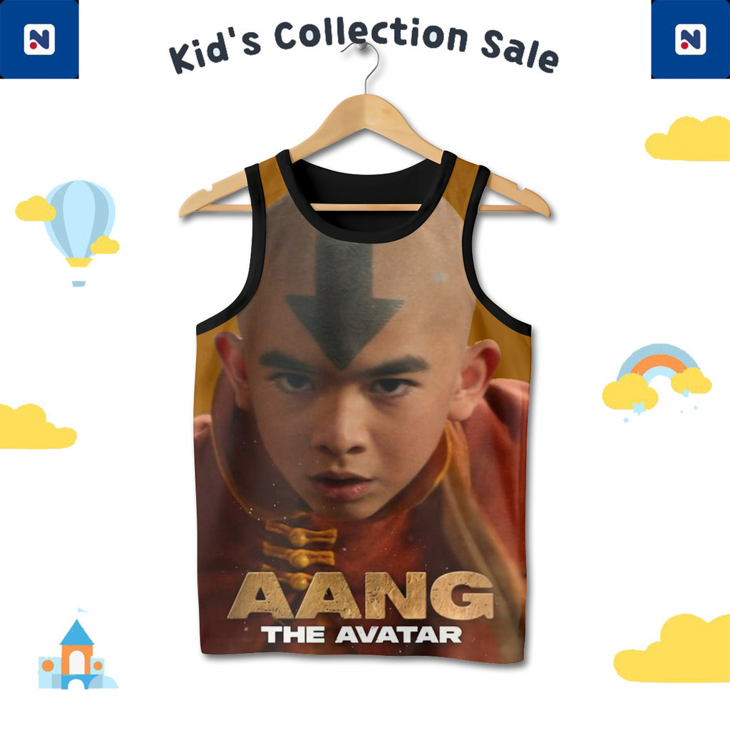 Avatar เสื้อกล้ามเด็ก v2 3D การพิมพ์ Avatar เสื้อกล้ามเด็กสําหรับอายุ 1-12 ปี - NANJAK