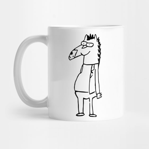 Bojack Bojack Piece of Shit แก้วกาแฟ