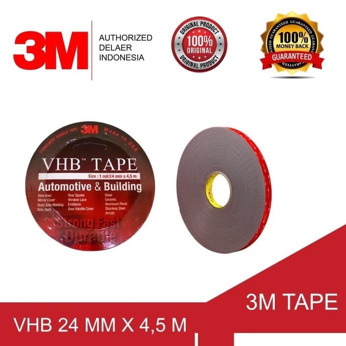 3M VHB Double Tape Automotive 4900 ขนาด 24mm x 4.5m - Car Double Tape