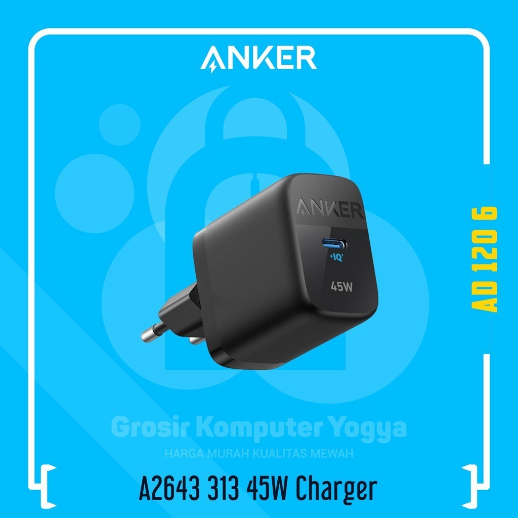Anker A2643 313 45W เครื่องชาร์จติดผนังชาร์จเร็วสุด