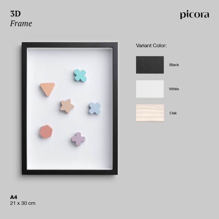 ล่าสุด Picora 3D Frame A4 (21X30Cm) กรอบรูปของขวัญสมุดภาพสินสอดทองหมั้น