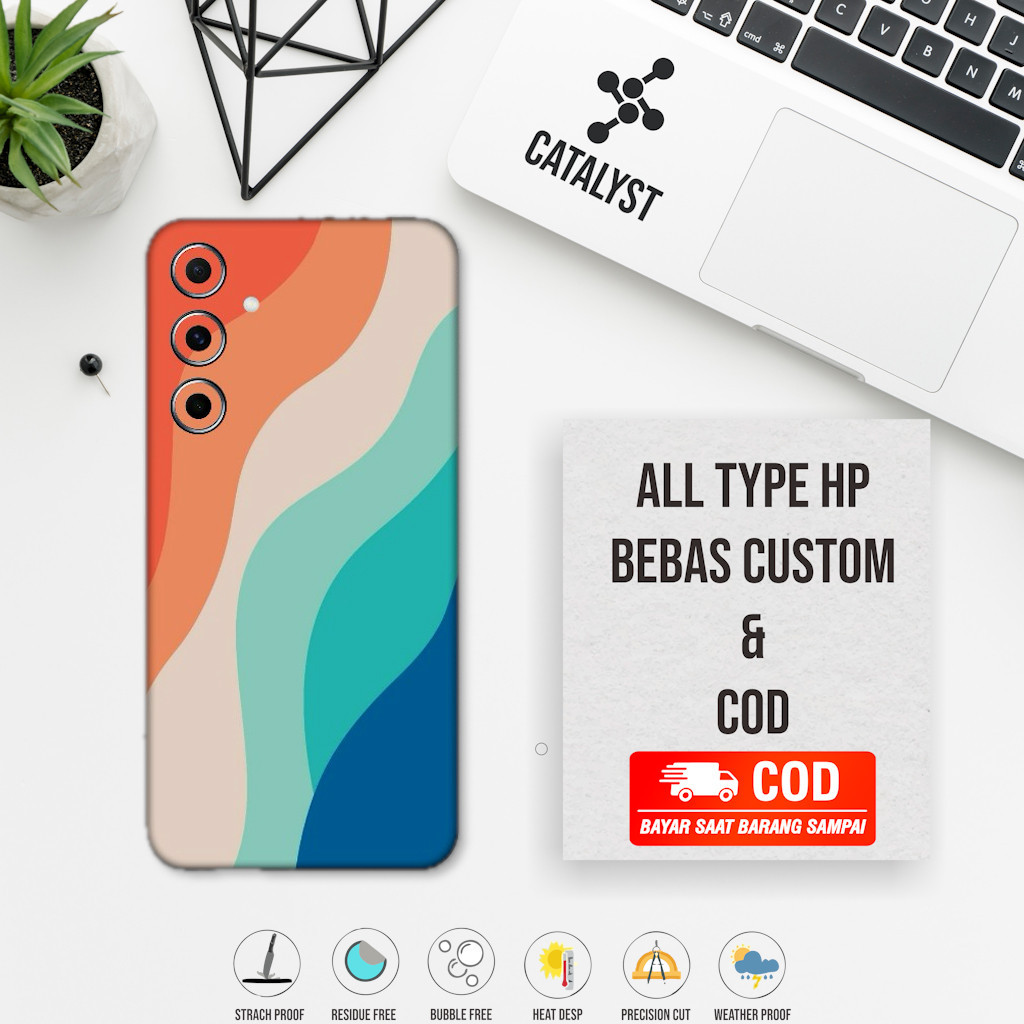 Garskin Skin Samsung A55 สีเต็มตัว ซื้อ 1 แถม 2 - ปรับแต่งได้ - YYP Motif