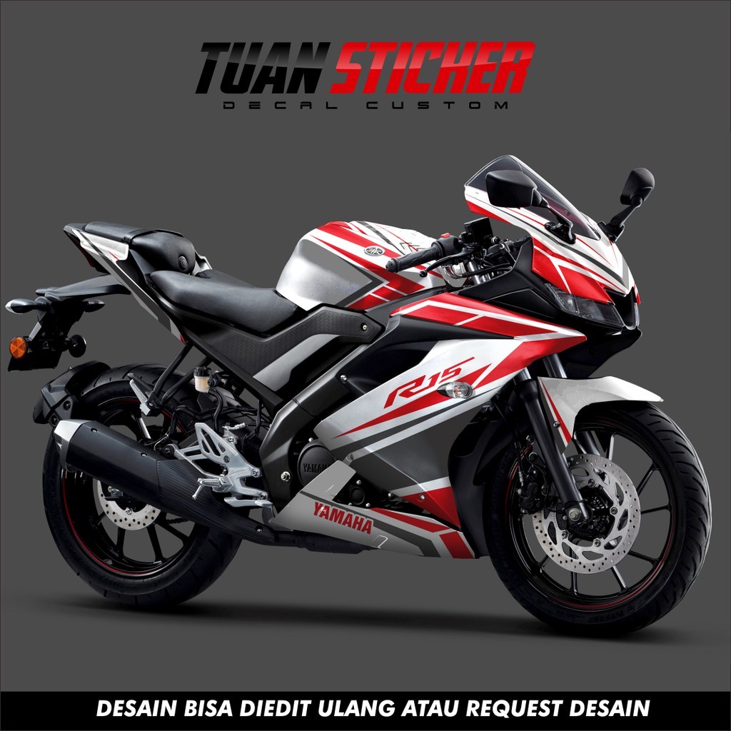 Yamaha R15 V3 Striping Decal สติกเกอร์, R15 V3 Decal สติกเกอร์, R15 สติกเกอร์, R15 V3 gf1 triping