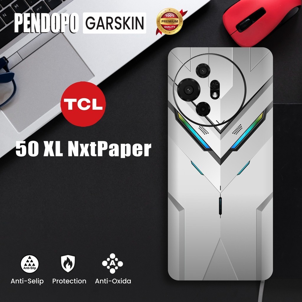 Premium Protection Garskin Tcl 50 Xl Nxtpaper Sticker Custom (2PCS)