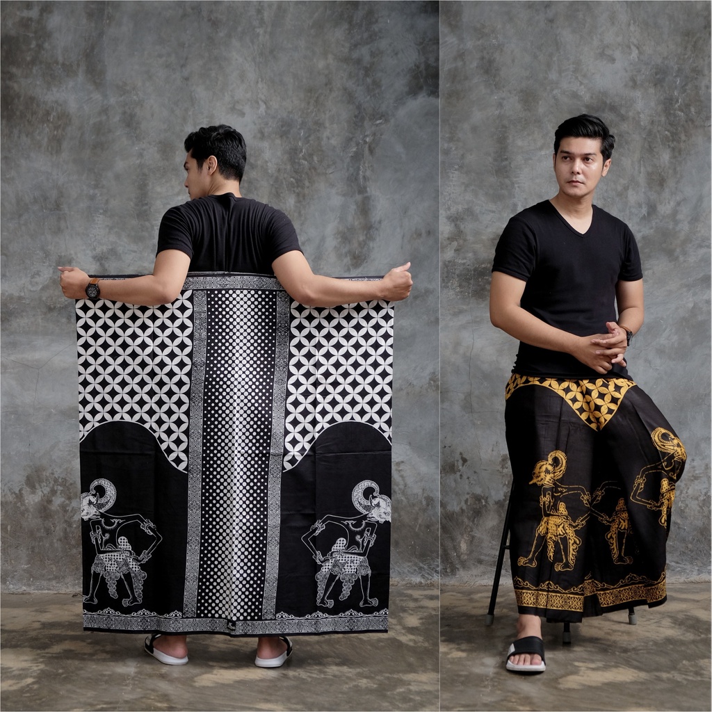 KATUN Arjuna Kawung Motif Sarong - Sarong collection [Cotton & Rayon]