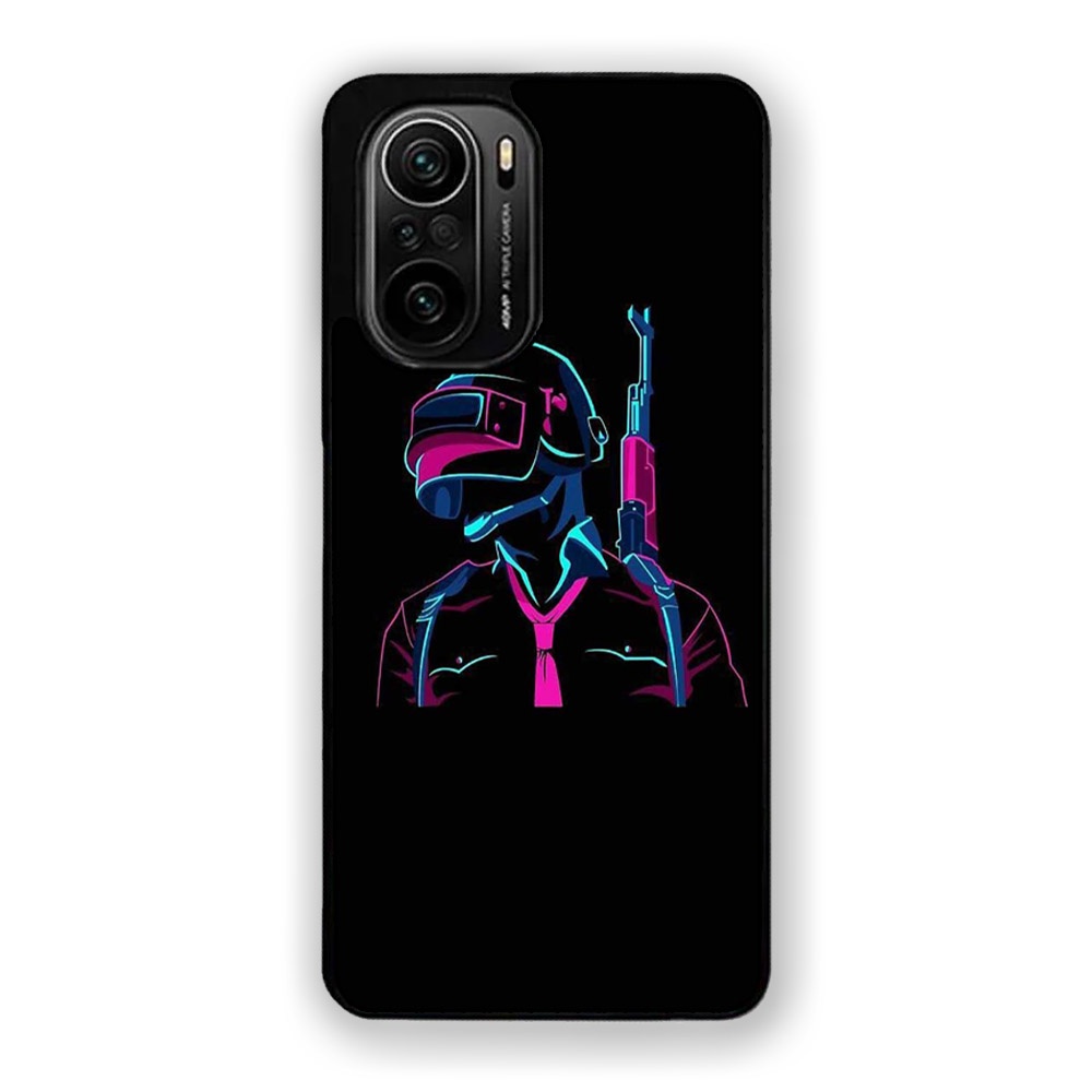 เคส Poco F3 Hardcase C40 M3 M4 X3 Pro ภาพระดับพรีเมียมแบบกําหนดเอง PUBG Neon Art