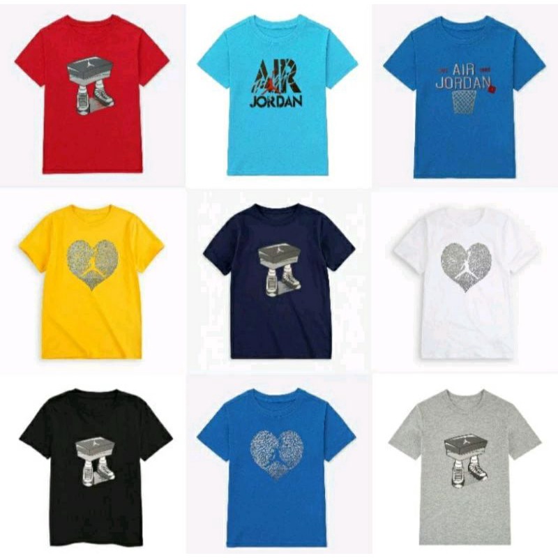 เสื้อยืด Unisex Jordan/เสื้อยืด Jordan สําหรับเด็กชายและเด็กหญิง Part 2