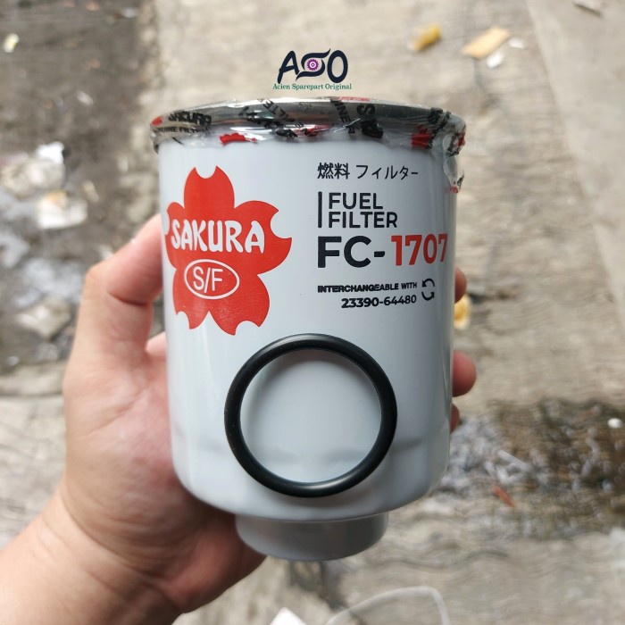 Sakura Dyna Rino 14B 14 B กรองดีเซลล่าง Ps115 Fc1707 Fc-1707 รหัส Chit084