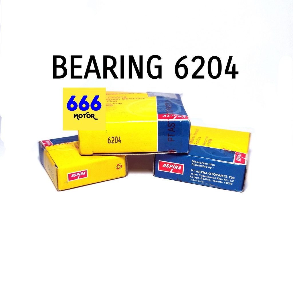 LAHAR SKF ASPIRA 6204 REAR GEAR TRANSMISSION KRUG AS DRIVE SHARF