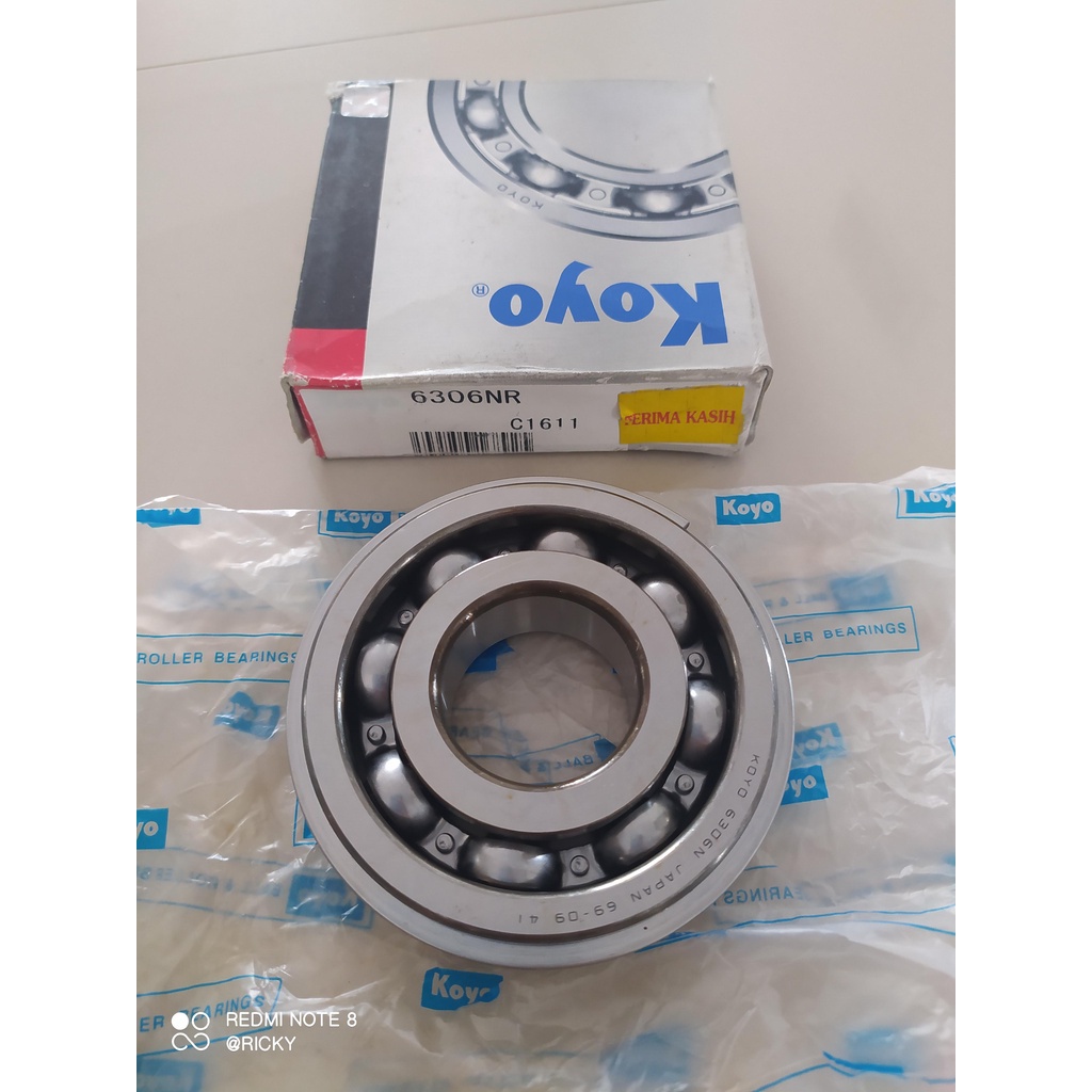 L300 แบริ่งเกียร์เบนซิน T120ss 6306-NR koyo Japan Original