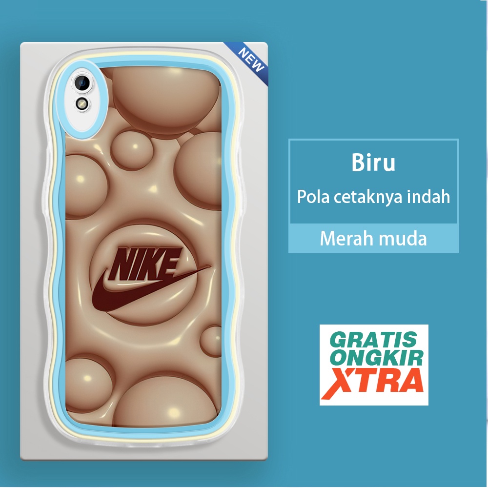 Mater.case Redmi 6 6A 7 8 8A K40S 9A 9C 10A 9T 10C 10 5G sofe ปลอก hp รูปแบบ NIKE LOGO 3D jelly อุปก
