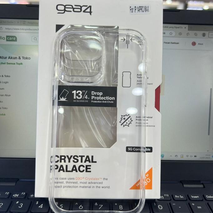 เคส IPhone 12 Pro Max / 12 Pro Gear4 Crystal Palace snap Clear Case