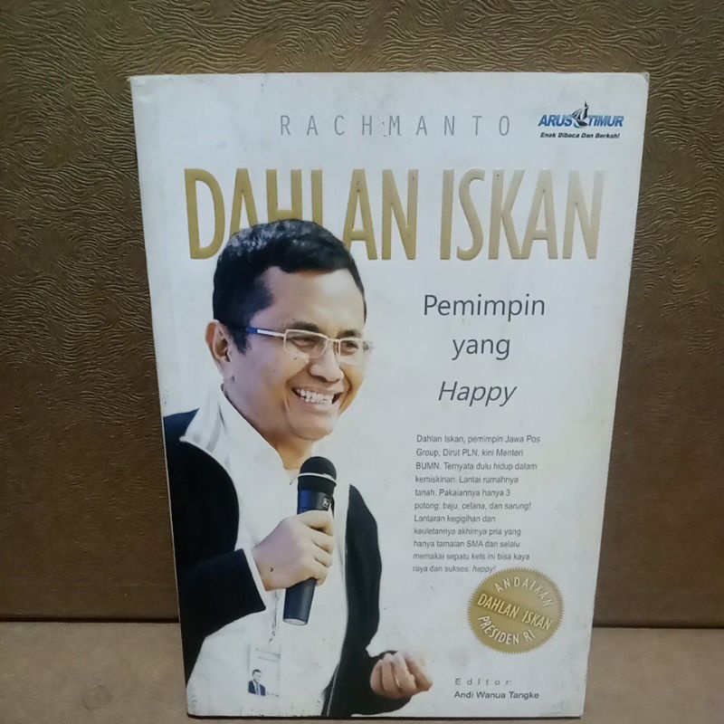 หนังสือต้นฉบับ DAHLAN ISKAN HAPPY LEADER - RACHMANTO