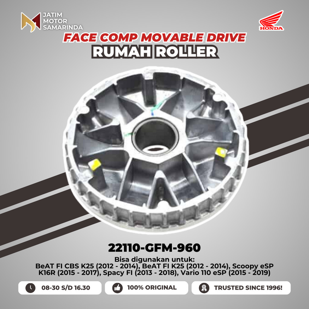 Honda AM Roller Face House Comp ไดรฟ์ที่สามารถเคลื่อนย้าย 22110-GFM-960 GFM Beat FI Scoopy ESP Spacy
