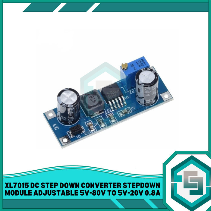 XL7015 โมดูลแปลงไฟ DC STEP ที่ได้รับการปรับปรุง 5V-80V ถึง 5V-20V 0.8A