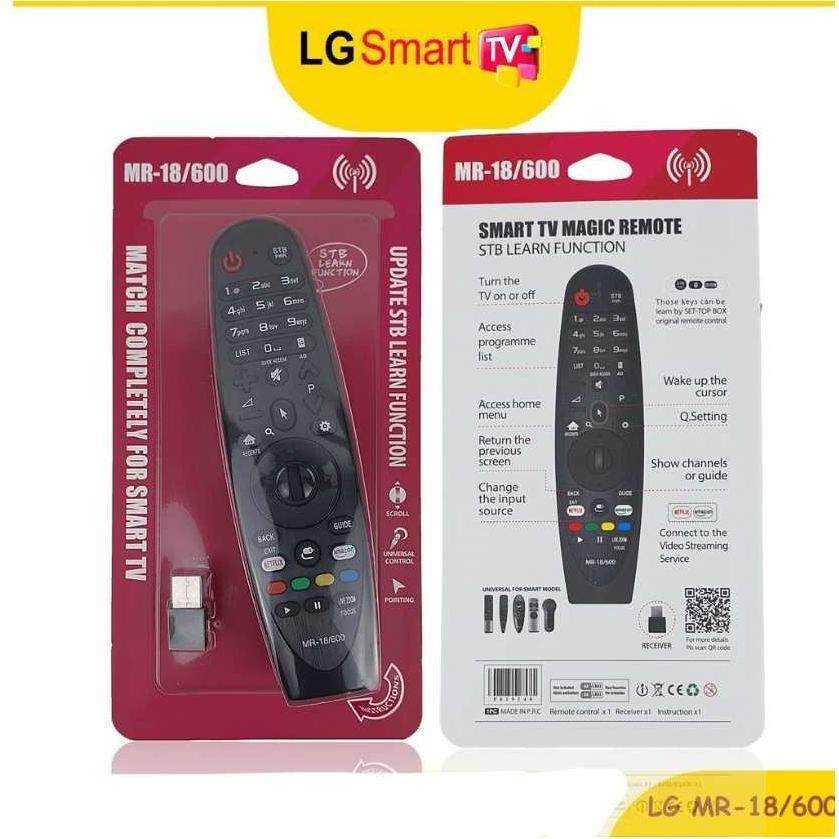 ใหม ่ LG LED SMART TV MAGIC REMOTE CONTROL ( MR-18/600 LG MAGIC REMOTE TV 2102J