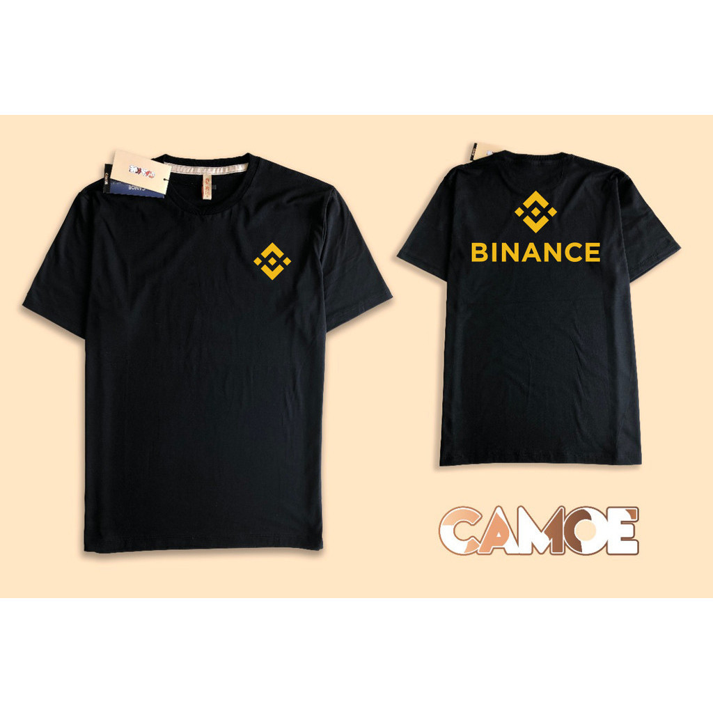 Camo Crypto Binance Exchange Logo เสื้อยืด 2 ด้าน