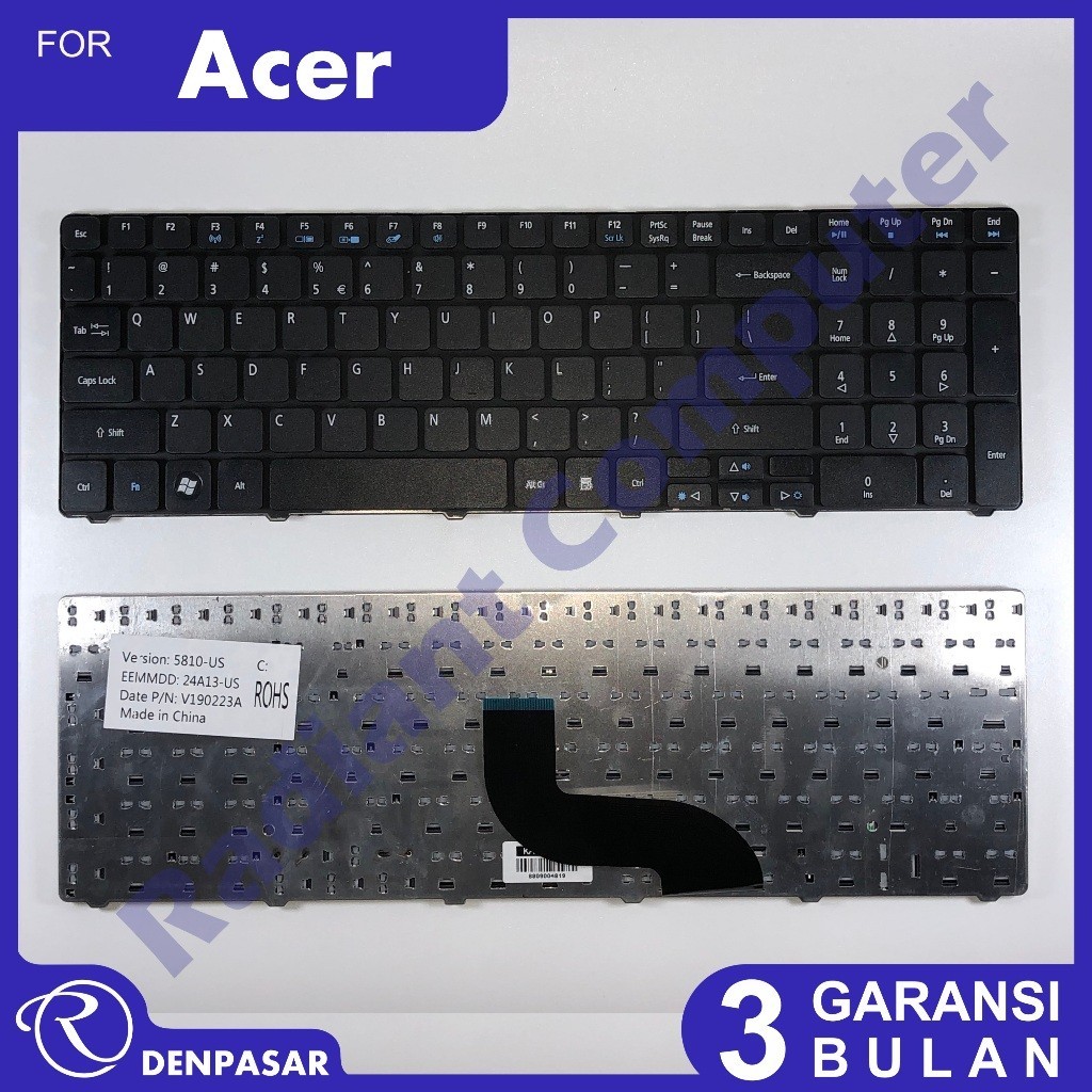 คีย์บอร์ด Acer Aspire 5471 5536 5536G 5538 5538G 5551 5551G 5551A