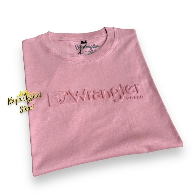 Wrangler Distro Premium T-Shirt เสื้อยืดแขนสั้นผู้ชาย MLXL / เสื้อยืด / เสื้อยืดลายนูน