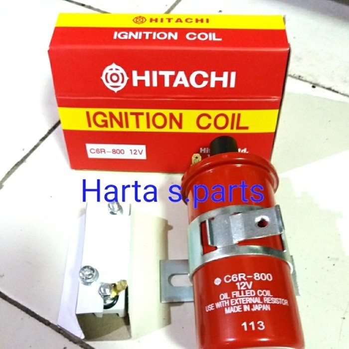 Coil-ignition COIL 5K 7K Capsule/GRAND HITACHI C6R-800 12v