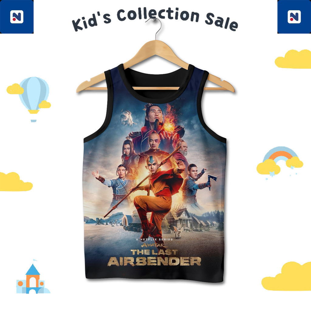 Avatar เสื้อกล้ามเด็ก v7 3D การพิมพ์ Avatar เสื้อกล้ามเด็กสําหรับอายุ 1-12 ปี - NANJAK