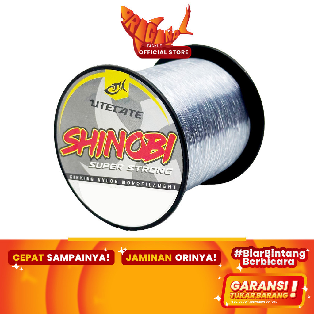 Utecate UTC Shinobi Sinobi Spool 1/8 สายตกปลาไนลอน 0.18 0.20 0.25 0.23 0.33 0.28 0.37