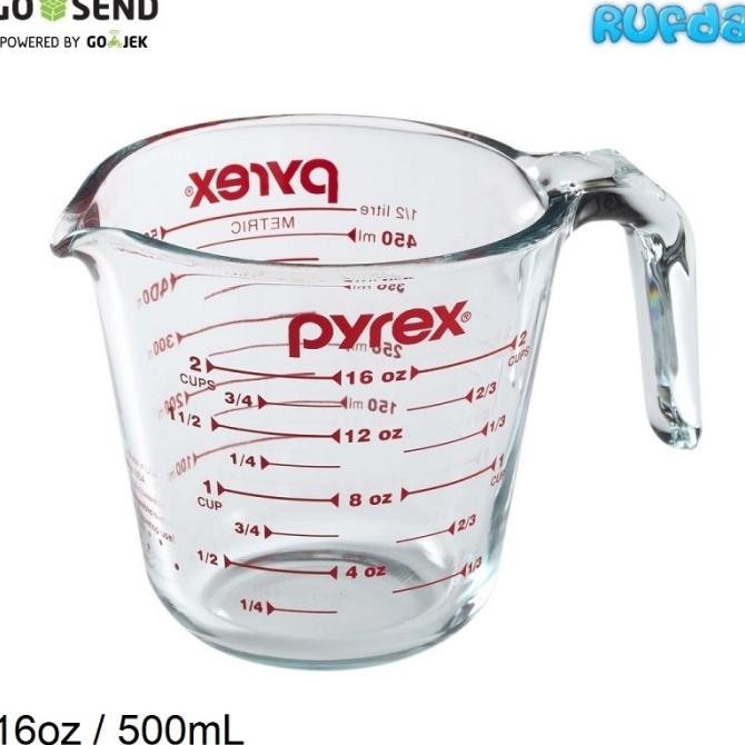 Pyrex 16oz ถ้วยตวงถ้วยตวง 500ml แก้ว P88L