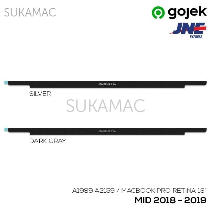LCD กระจกด้านหน้าโลโก้ Bezel MacBook Pro 13 A1989 A2159 2018 2019 ใหม่