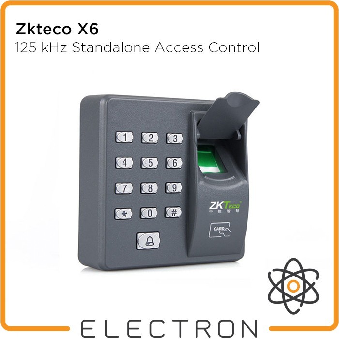Zkteco X6 ลายนิ้วมือ RFID 125kHz Pin การเข้าถึงการควบคุมการเข้าถึงแบบสแตนด์อโลน