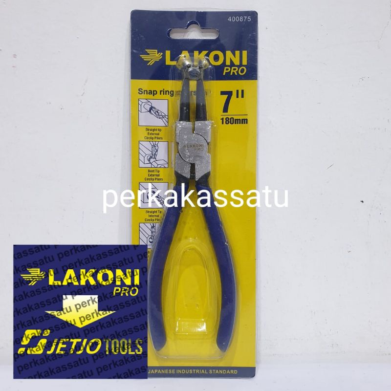 7 "SNAP RING PLIERS BEND CAP 7 INCH INCH LAKONI PRO JETJO เครื่องมือ