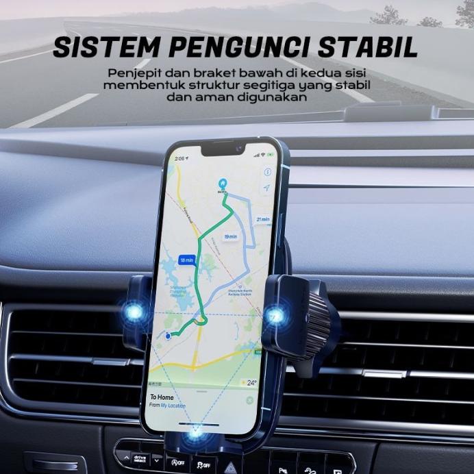 New Namota Car Holder Air Vent Car Phone Holder Nc-H02 Blue Limited