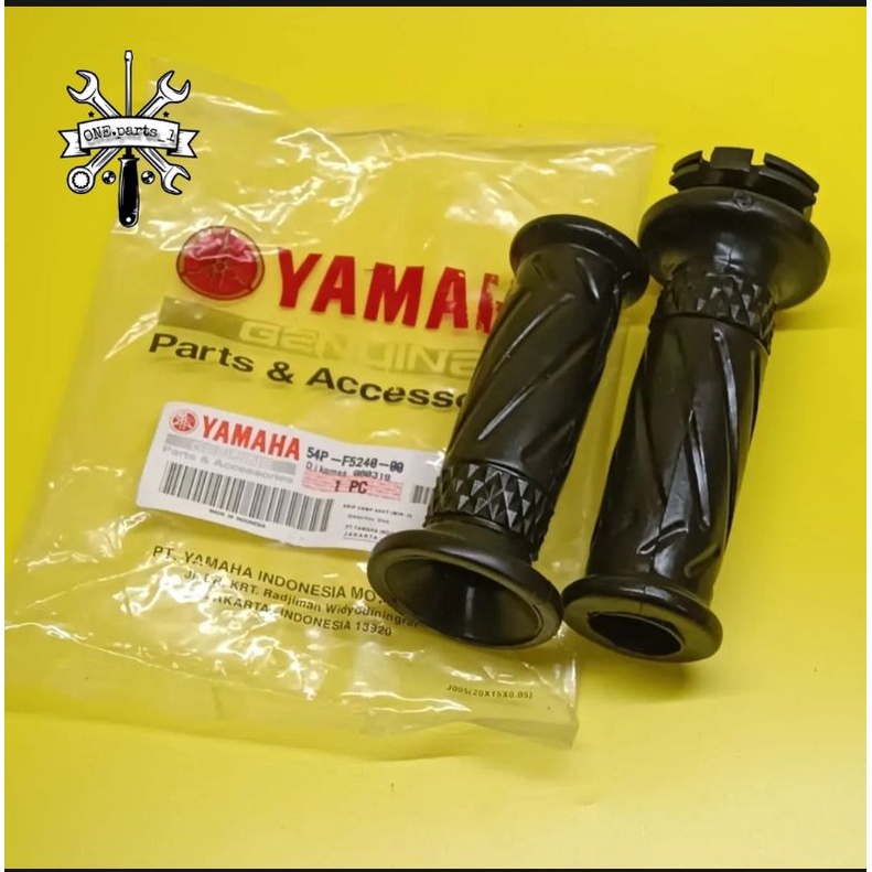 Handgrip Handfat Rubber Handlebar Hand Grip Assy Yamaha Mio J Soul GT Fino Fi 54P