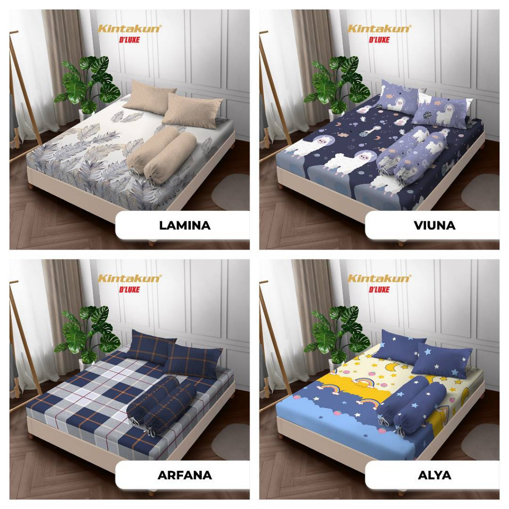 Kintakun Sprei Dluxe Queen Size JUNE Edition UK. 160X200