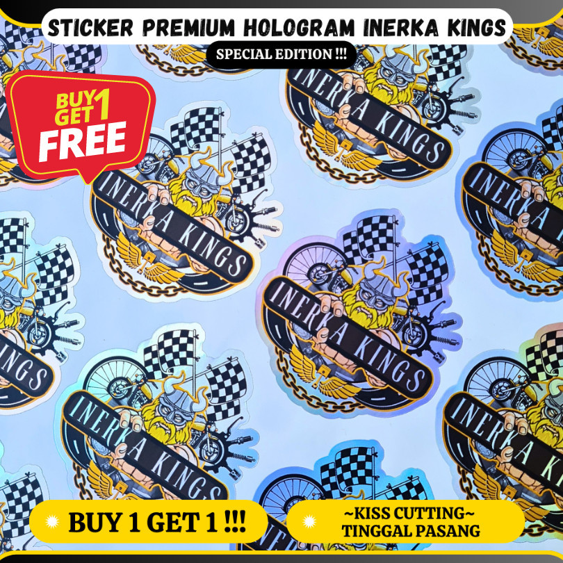 Inerka Logo Hologram Premium Sticker Part Kings Special Edition