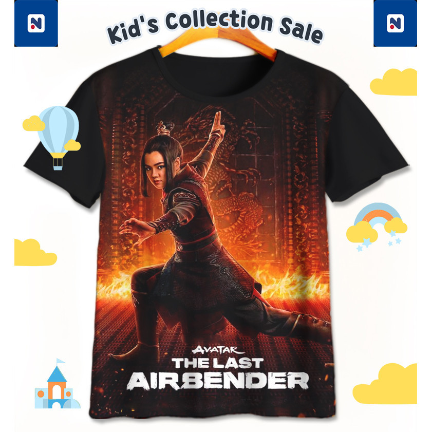 Avatar v6 เสื้อยืดเด็กน่ารัก Avatar Live Action อะนิเมะการ์ตูนเสื้อผ้าเด็ก 3D การพิมพ์สําหรับอายุ 1-