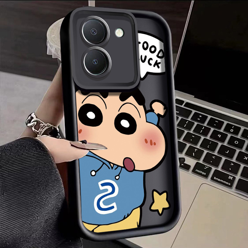 Hp Casing VIVO Y36 4G Y36 5G Y27 5G Y77T Y27s Y35 Case Crayon Shin-chan รูปแบบเคลื่อนไหวกรณีโทรศัพท์