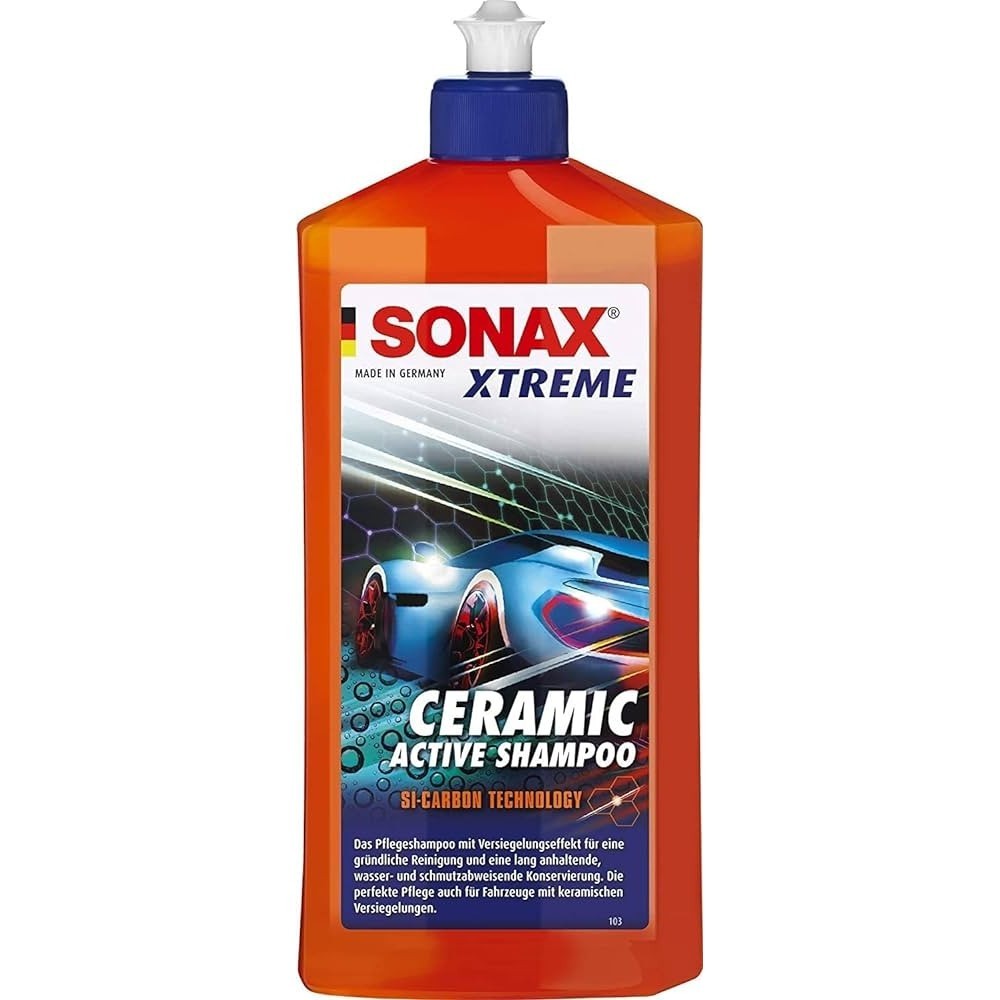 Sonax Xtreme Ceramic Active Shampoo , การรักษาการเคลือบนาโนรถยนต ์