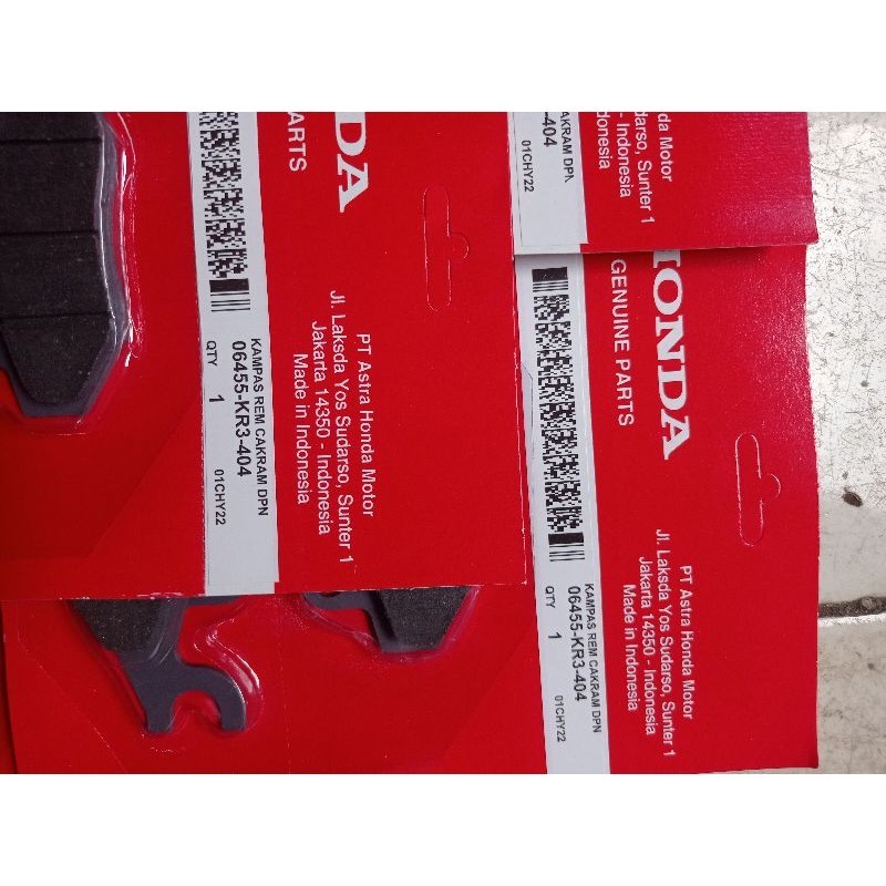 บรรจุุภัณฑ์ COTENTS 5 DISPAD KR3 Dispad ผ้าเบรคหน้า Supra x 125 Kharisma Revo Lama Supra Fit New KR3