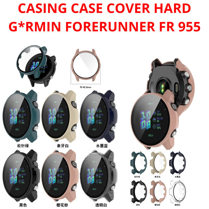 Casing Case Cover Hard Garmin Forerunner Fr 955 Bumper Full Protector