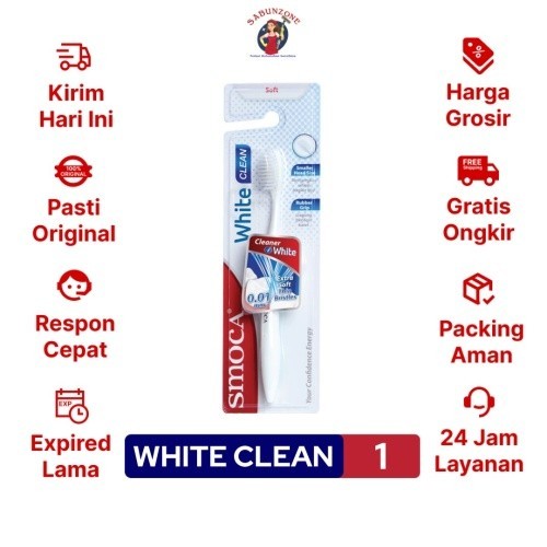 คุณสมบัติของแปรงสีฟัน Bagus Smoca White Clean 1