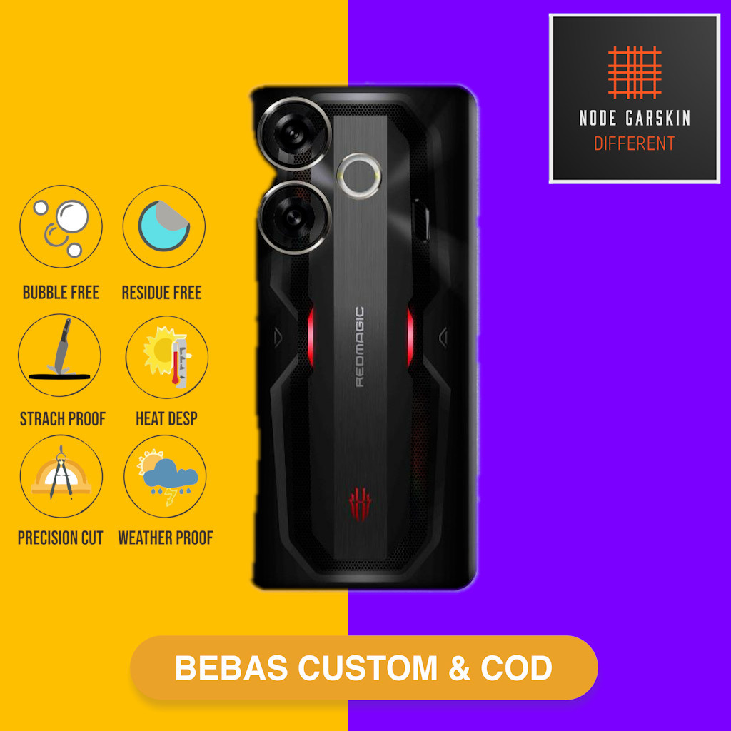 Garskin Skin Poco F6 Fullbody หรือ Backonly - Red Magic Code - xl1o