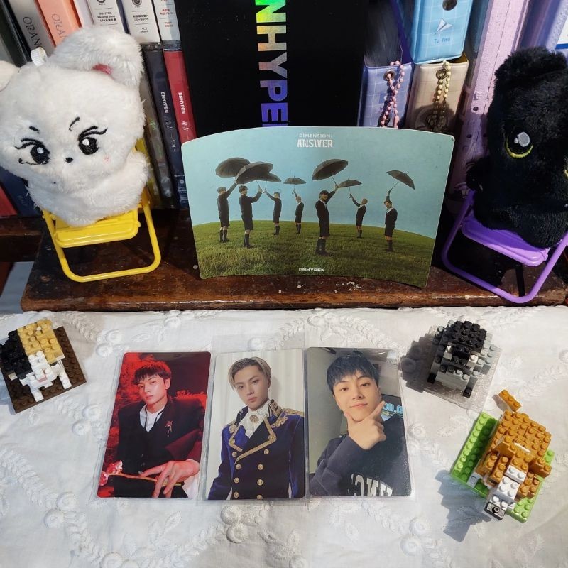 [โต๊ะอ่าน] photocard pc jay enhypen แนวคิดเลือดดํา bdc up selca mdo j reg