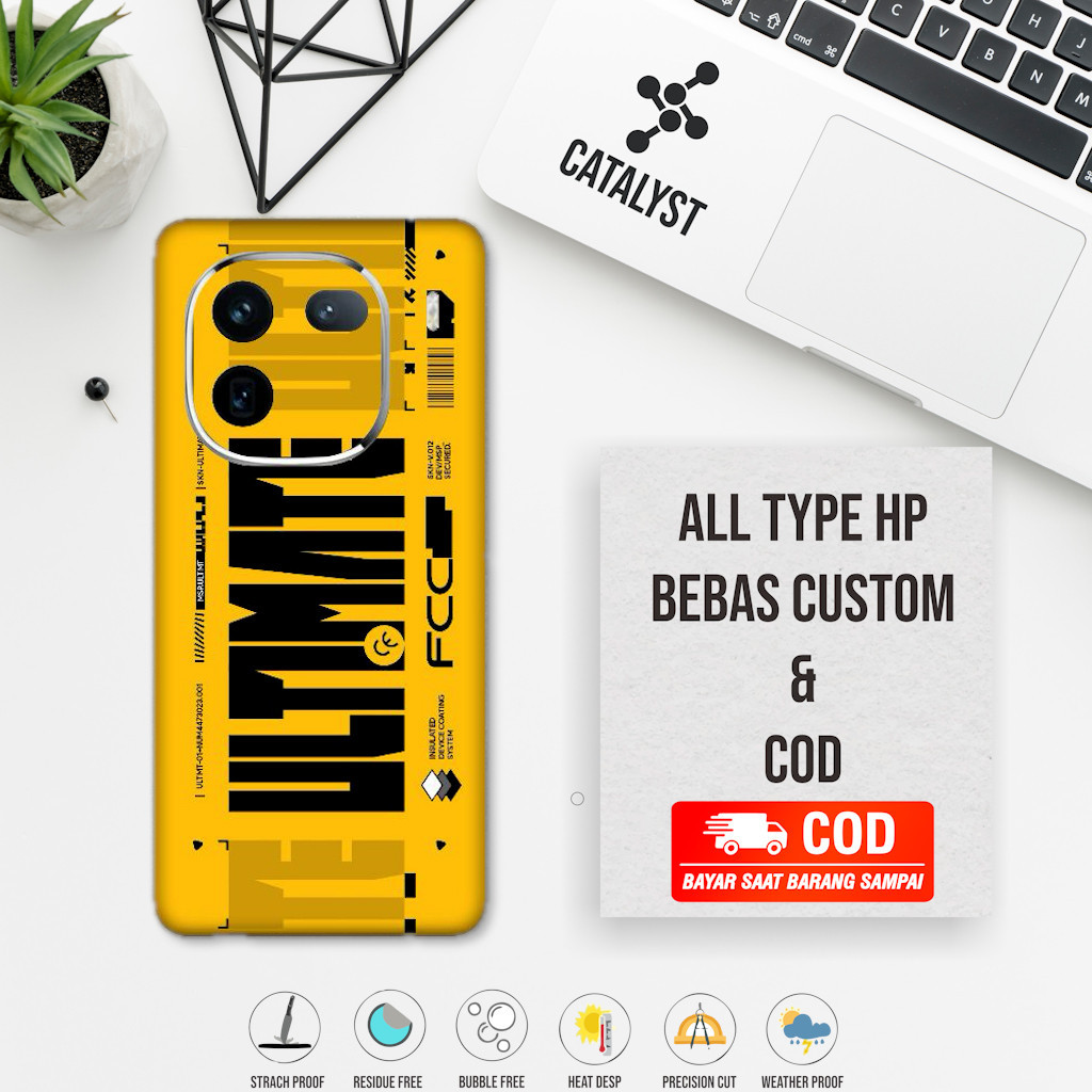 Garskin Skin Iqoo 12 Fullbody Ultimate ซื้อ 1 แถม 2 - ปรับแต่งได้ - Motif 4IH