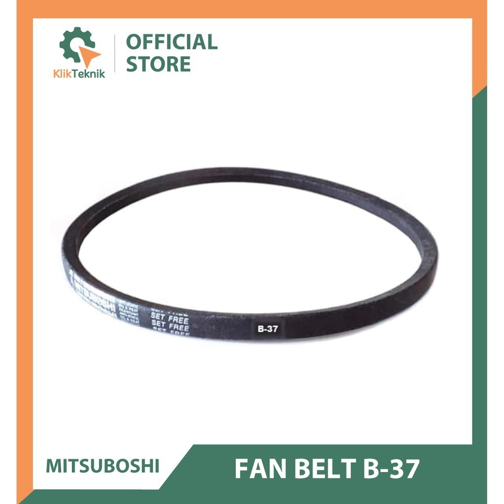 สายพานพัดลม MITSUBOSHI B37 สายพานพัดลม becak