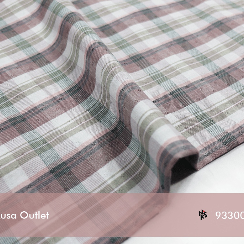 KATUN [O93✯] ผ้าฝ้ายหวี 30s พรีเมี่ยมลายตารางหมากรุกย้อมเส้นด้าย 1A✮..!