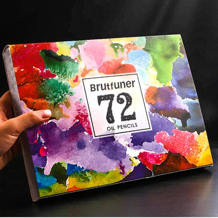 Brutfuner Painting Oil Pencil Artist Color Pencils Set 72
