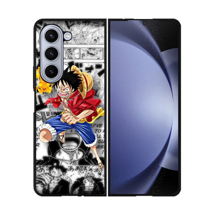 Case Casing Softcase Hardcase Samsung Galaxy Z Fold 5 5G Monkey Luffy One Piece AO0081