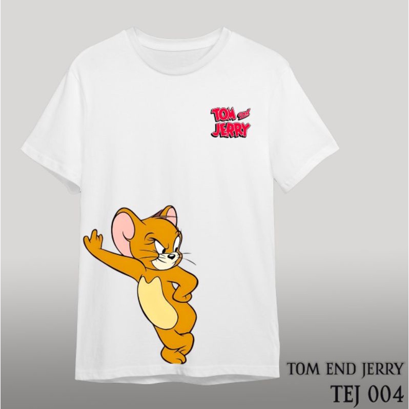 เสื้อยืดแขนสั้น พิมพ์ลาย Tom End Jerry TEJ สําหรับผู้ชาย 004-006